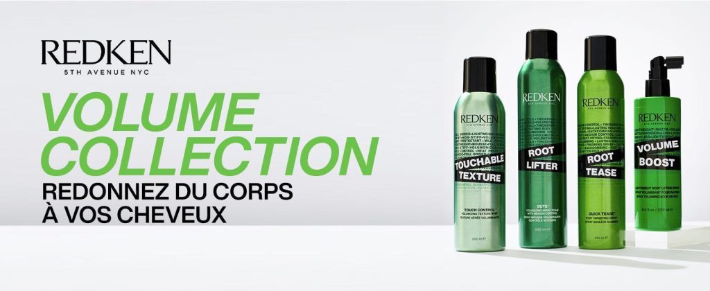 Redken Volume collection Banner