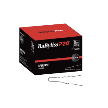 Pinces à cheveux Noir 2'' 1/2 lbs BESHPIN2BKUCC