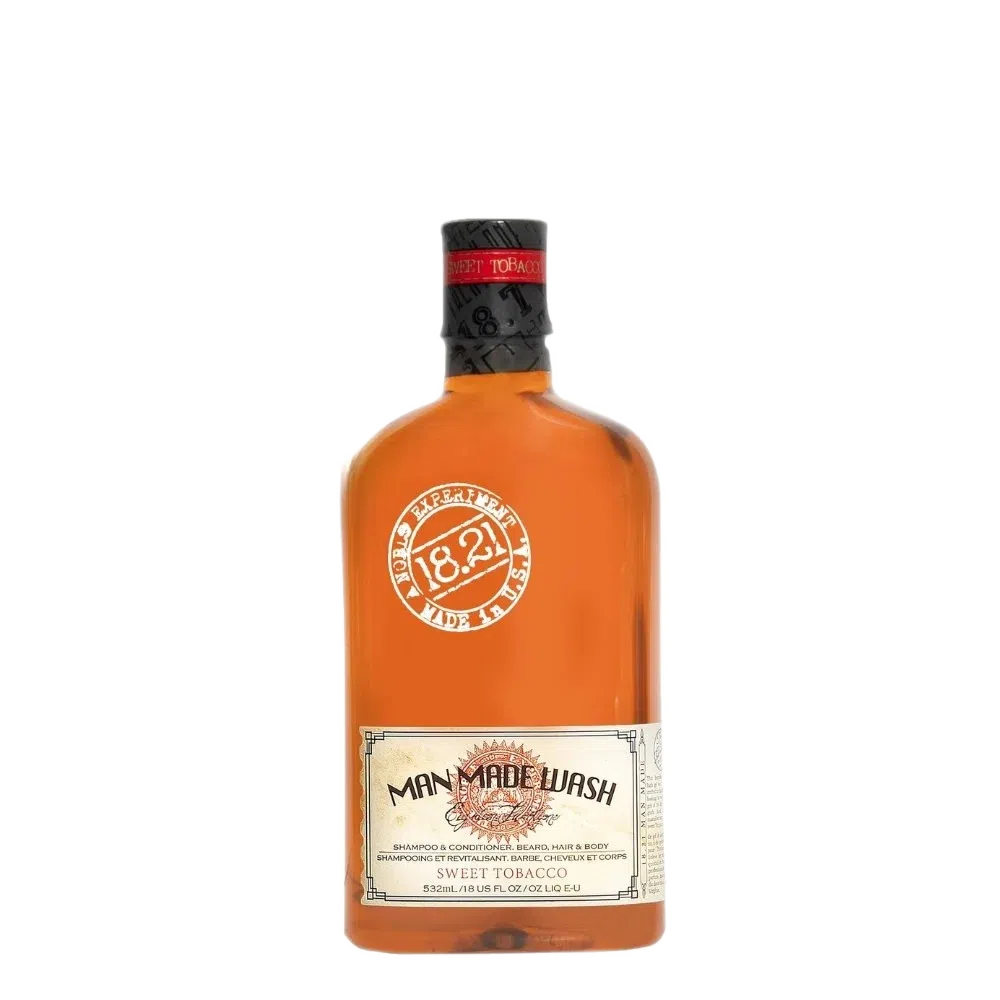 18.21 Man Made Sweet Tobacco Shampooing 3 En 1 532ml