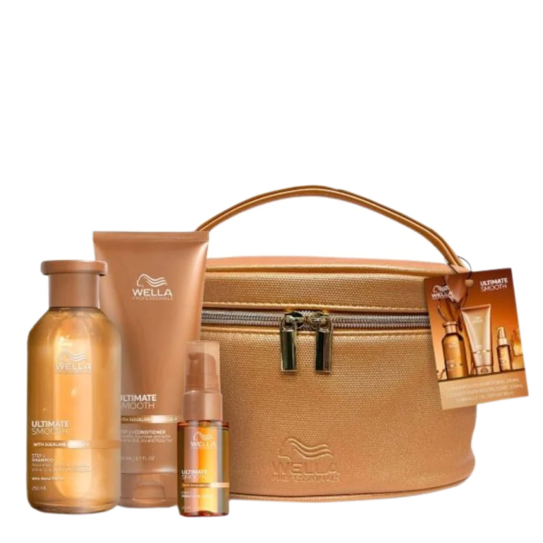 Trio Ultimate Smooth Wella Shampoing/Revitalisant/Huile