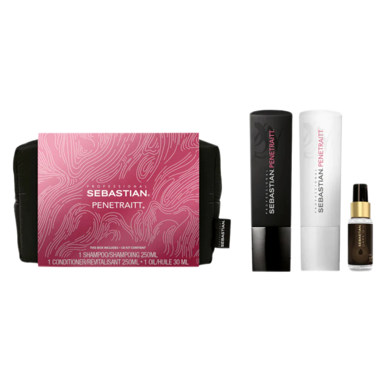 Trio Penetraitt Shampoing Revitalisant Huile Sebastian