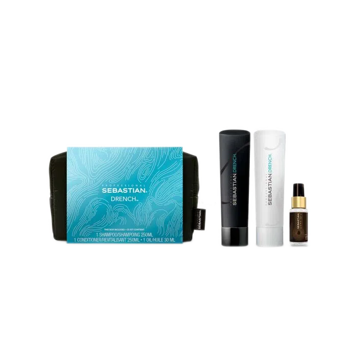 Trio Drench Shampooing Revitalisant Huile Sebastian